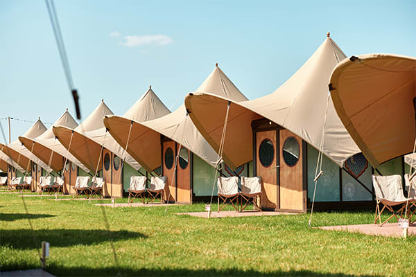 Volledig aanbod aan accommodaties